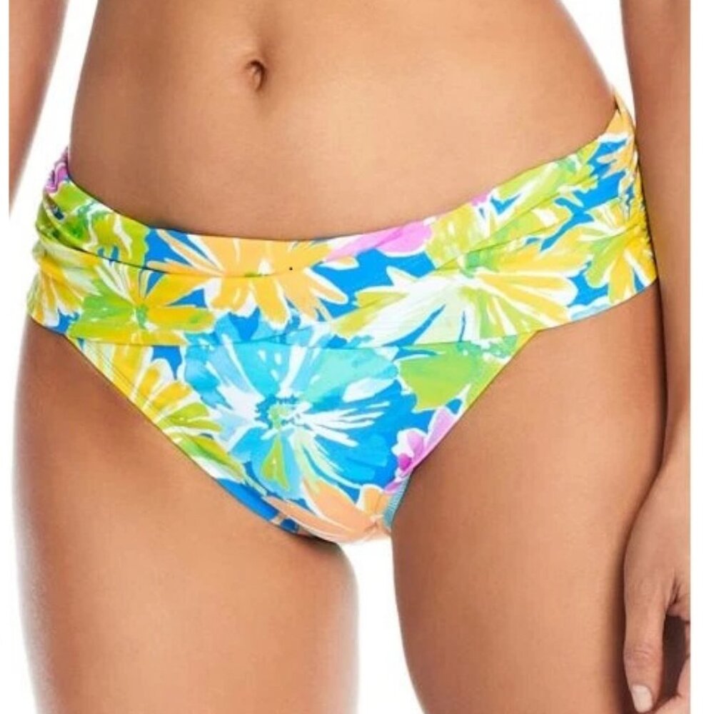 NWT Bleu by Rod Beattie Women's Hipster Bikini Bottom Swimsuit, Multicolor